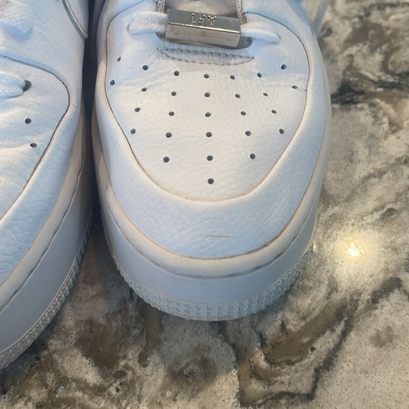 Nike Air Force one 7.5 platform shoe - Picture 4 of 8